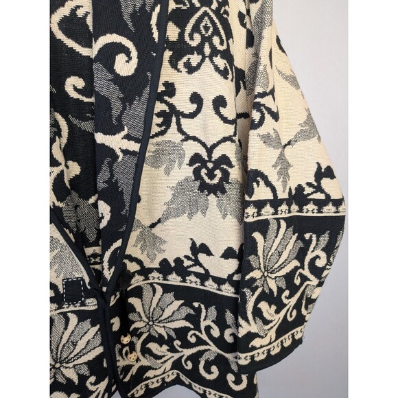 VTG Fashion Bug Womens 22/24W Southwest Aztec Cotton Tribal Coat Blanket Jacket - Picture 4 of 16